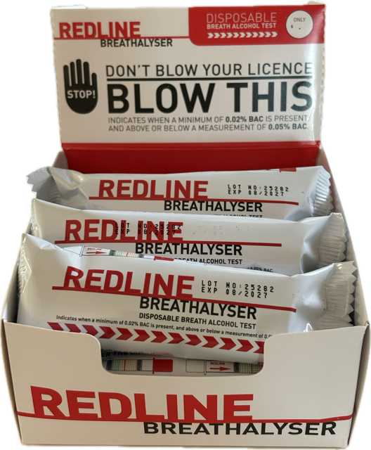 Redline Breath Alcohol Test (Disposable)