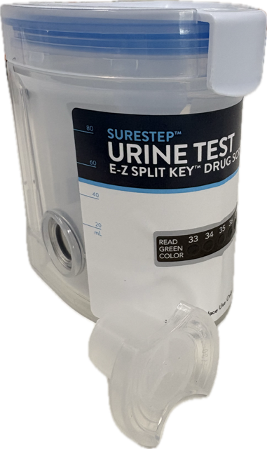 SureStep Urine Drug Test Cup - 6 Drugs & 7 Adulterants