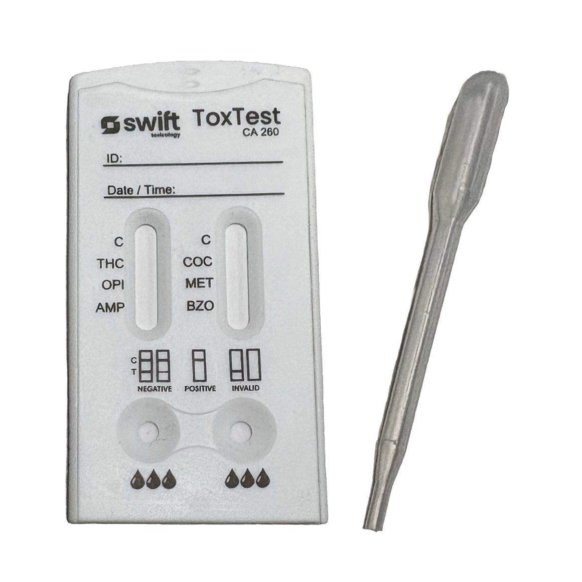 ToxTest Urine 6 Drug Test Cassette
