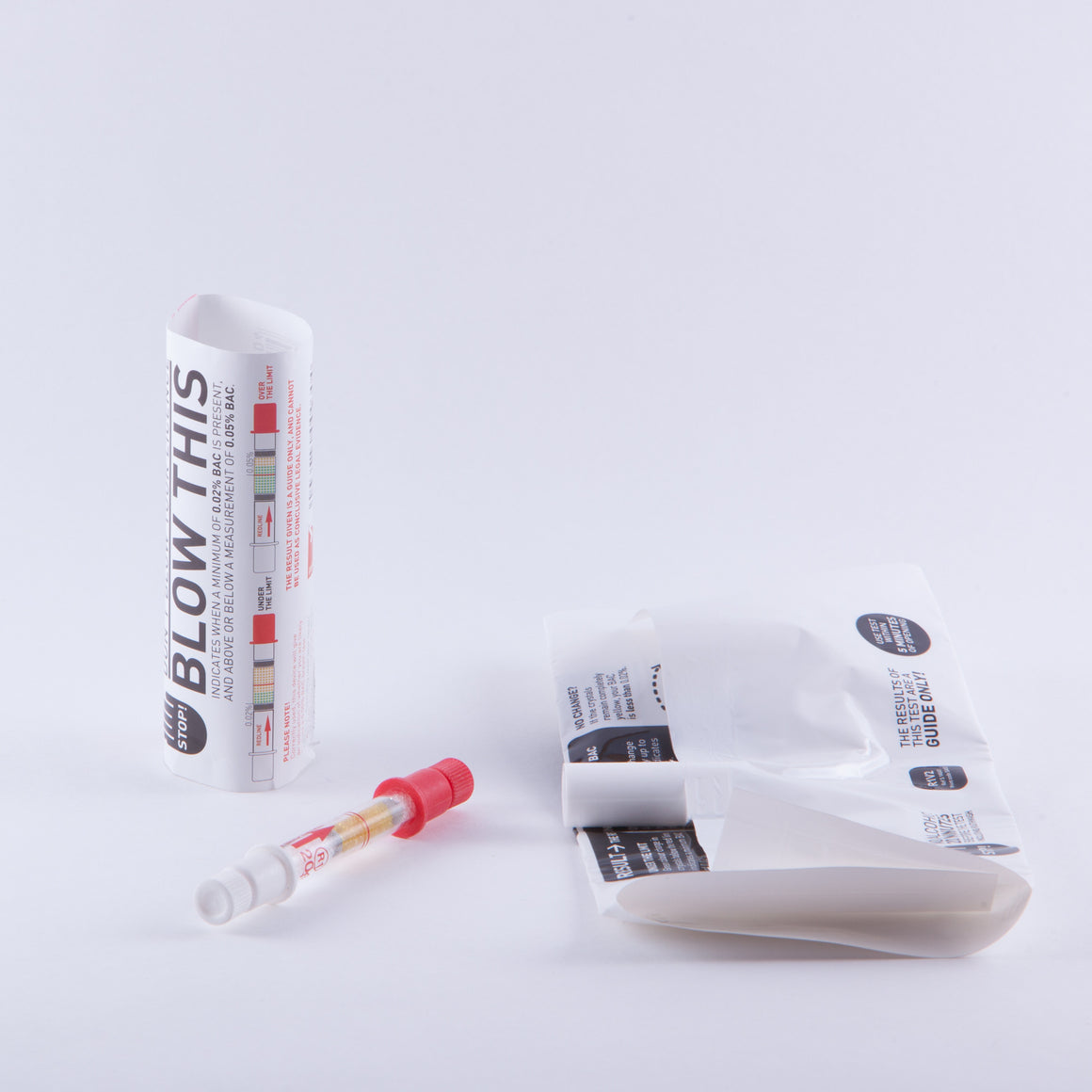 Redline Breath Alcohol Test (Disposable)